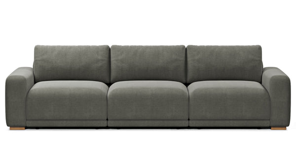 Carle Small Dörtlü Koltuk Çift Kollu - Performans Keten