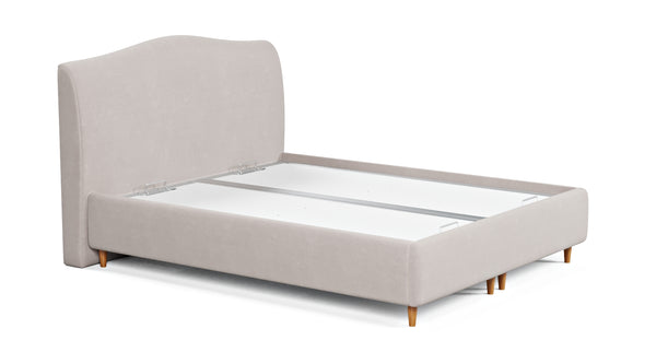 Sole Çift Kişilik Bazalı Karyola 160x200 - Kadife