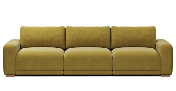 Carle Small Dörtlü Koltuk Çift Kollu - Performans Keten