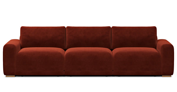 Carle Small Dörtlü Koltuk Çift Kollu - Fitilli Kadife