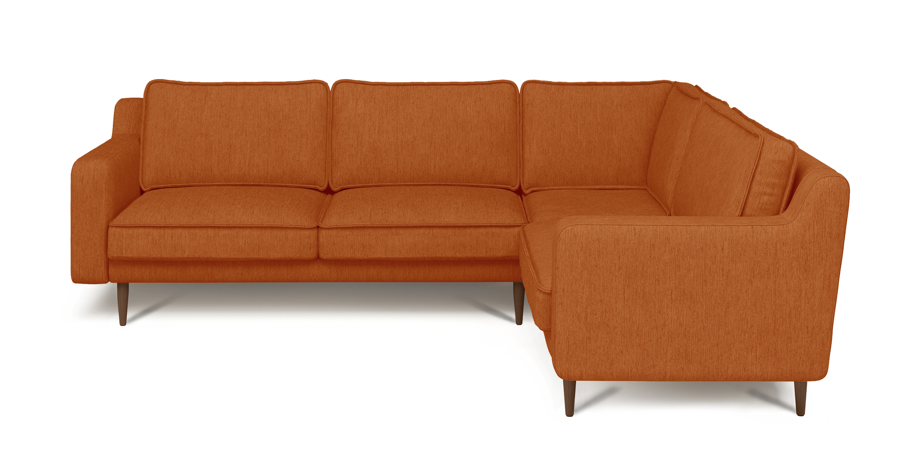 ROHM board 153㎝　バインディング付 Klem Slim 257 x 203 Köşe Ahşap Ayak - Performans Keten | Normod