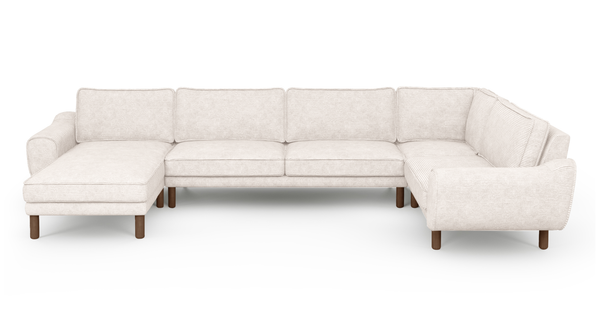 Klem 372 x 210 Köşe Silindir Ahşap Ayak - Fitilli Kadife