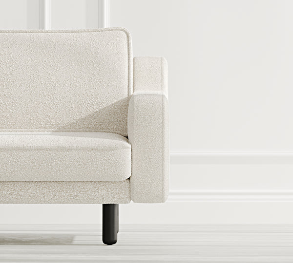 Klem Slim Tekli Koltuk Large Silindir Ahşap Ayak - Bukle