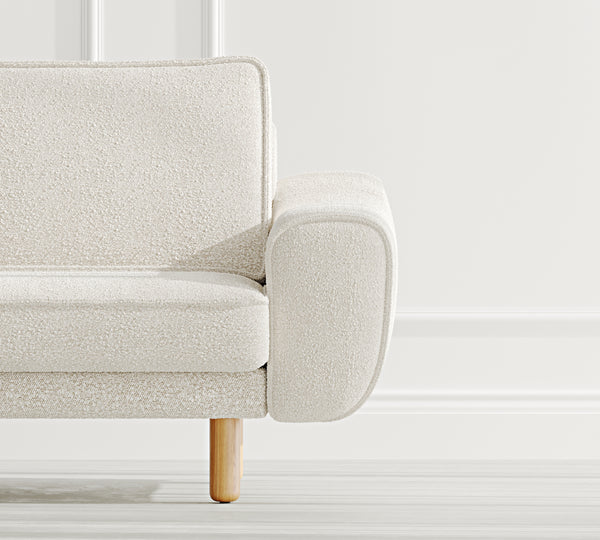 Klem Tekli Koltuk Silindir Ahşap Ayak - Bukle