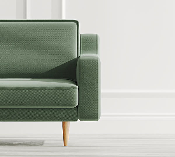 Klem Slim Tekli Koltuk Large Ahşap Ayak - Performans Kadife