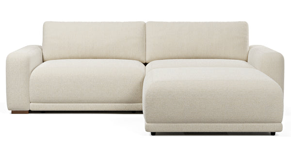 Carle Üçlü Koltuk Çift Kollu Ve Puf - Doğal Doku