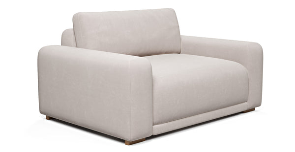 Carle Tekli Koltuk Çift Kollu - Kadife