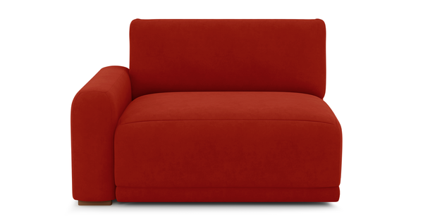 Carle Tekli Koltuk Sol Kollu - Kadife