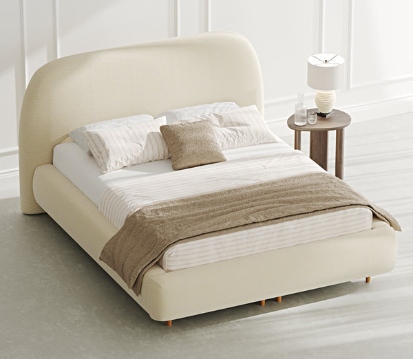 Klem Çift Kişilik Bazalı Karyola 160x200 - Doğal Doku