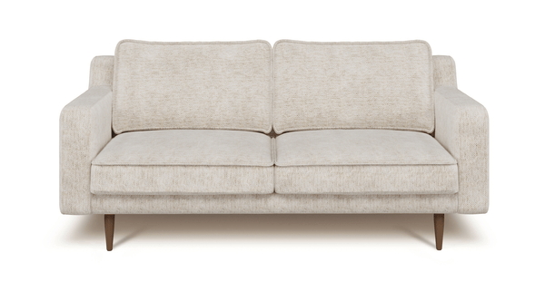 Klem Slim İkili Koltuk Ahşap Ayak - Doğal Doku