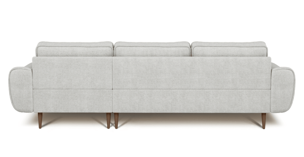 Klem Dörtlü Koltuk Ahşap Ayak - Doğal Doku