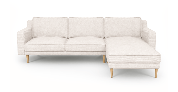 Klem Slim 266 x 171 Köşe Ahşap Ayak - Fitilli Kadife