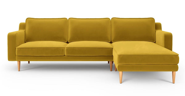 Klem Slim 266 x 171 Köşe Ahşap Ayak - Kadife