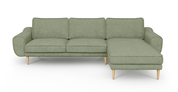 Klem 280 x 171 Köşe Ahşap Ayak - Fitilli Kadife