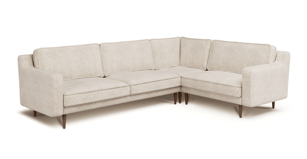Klem Slim 283 x 203 Köşe Ahşap Ayak - Doğal Doku