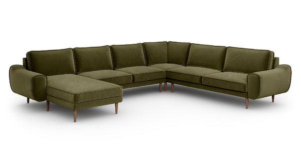 Klem 346 x 290 Köşe Ahşap Ayak - Kadife