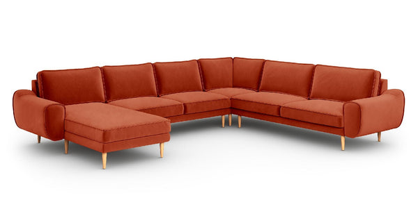 Klem 346 x 290 Köşe Ahşap Ayak - Kadife