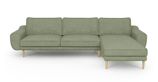 Klem 306 x 171 Köşe Ahşap Ayak - Fitilli Kadife