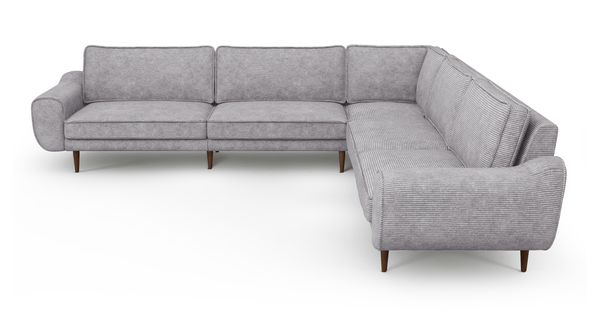 Klem 310 x 264 Köşe Ahşap Ayak - Fitilli Kadife