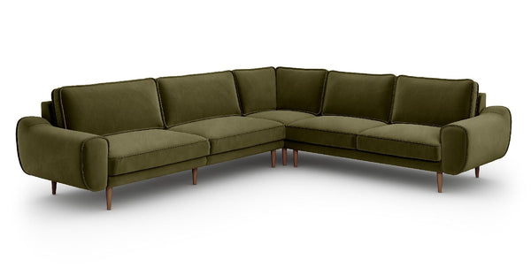 Klem 310 x 264 Köşe Ahşap Ayak - Kadife