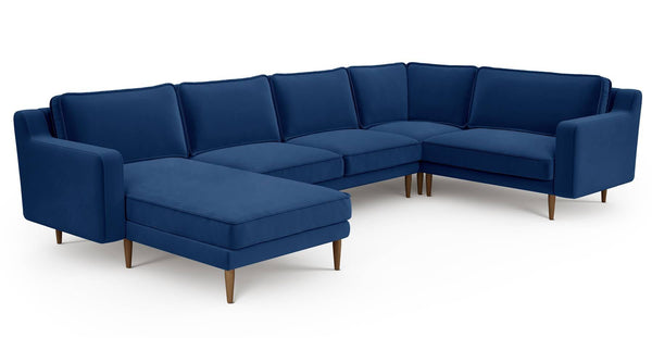 Klem Slim 339 x 203 Köşe Ahşap Ayak - Kadife