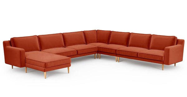 Klem Slim 365 x 334 Köşe Ahşap Ayak - Kadife