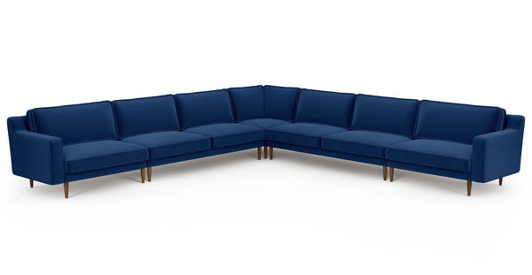 Klem Slim 383 x 383 Köşe Ahşap Ayak - Kadife