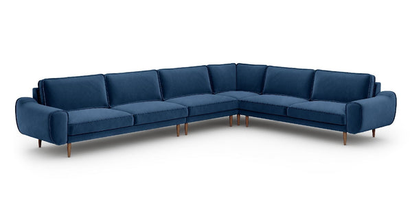Klem 390 x 290 Köşe Ahşap Ayak - Kadife