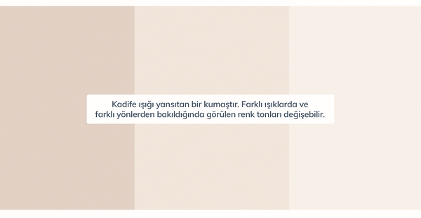 Klem 346 x 290 Köşe Silindir Ahşap Ayak - Kadife