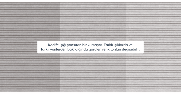 Klem 226 x 171 Köşe Ahşap Ayak - Fitilli Kadife