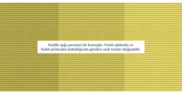 Klem Üçlü Koltuk Ahşap Ayak - Fitilli Kadife