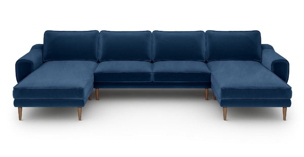 Klem 362 x 171 Köşe Ahşap Ayak - Kadife