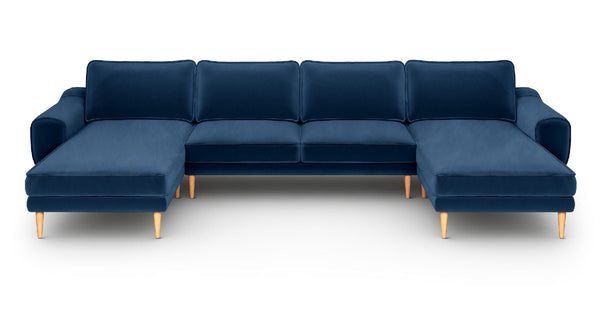 Klem 362 x 171 Köşe Ahşap Ayak - Kadife