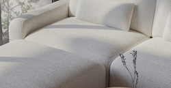 Carle Deniz Köpüğü Üçlü ve Puf Koltuk Takımı - Bukle