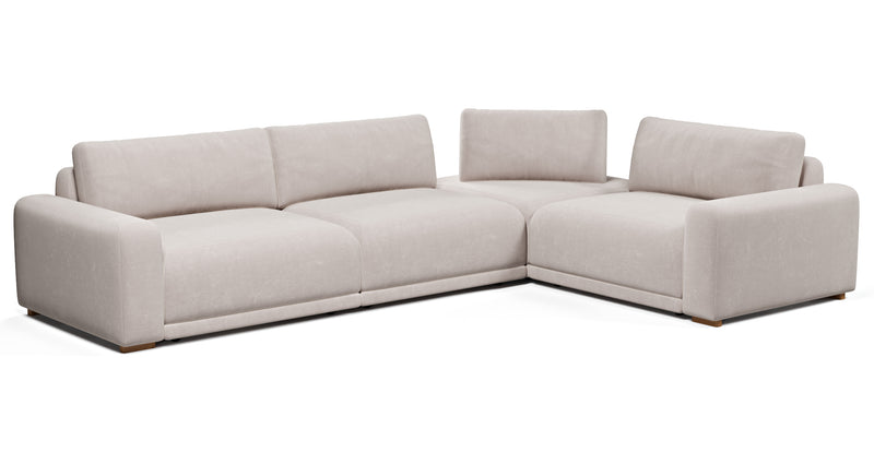 Carle 339 x 234 Köşe Çift Kollu - Kadife