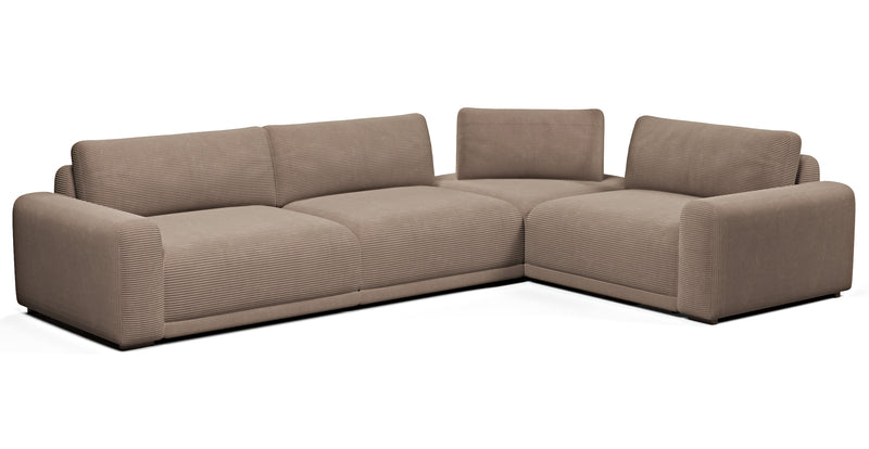 Carle 339 x 234 Köşe Çift Kollu - Fitilli Kadife