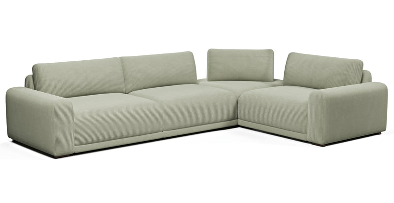 Carle 339 x 234 Köşe Çift Kollu - Fitilli Kadife