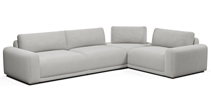 Carle 339 x 234 Köşe Çift Kollu - Fitilli Kadife