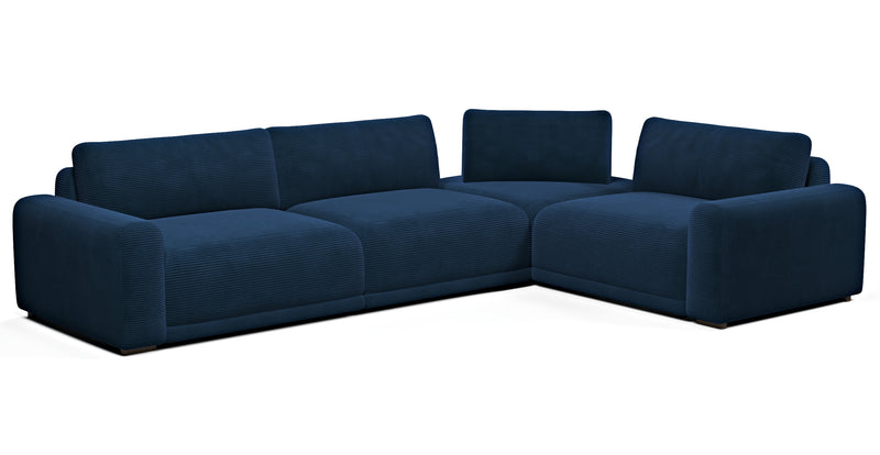 Carle 339 x 234 Köşe Çift Kollu - Fitilli Kadife