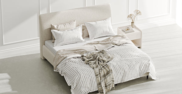 Klem Slim Çift Kişilik Bazalı Karyola 180x200 - Bukle