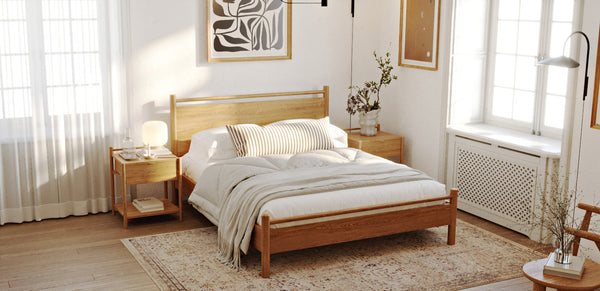 Norac Çift Kişilik Ahşap Karyola