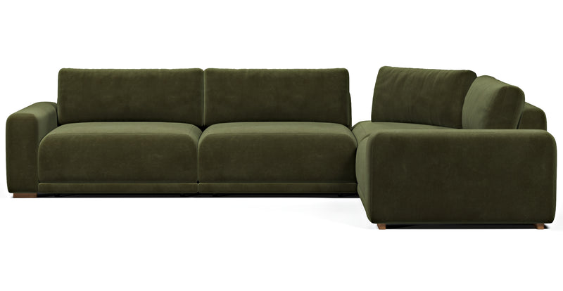 Carle 339 x 234 Köşe Çift Kollu - Kadife