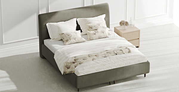 Klem Slim Çift Kişilik Bazalı Karyola 180x200 - Performans Keten