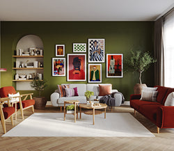 Klem Kemik ve Kiremit 3-3-1-1 İskandinav Koltuk Takımı - Fitilli Kadife