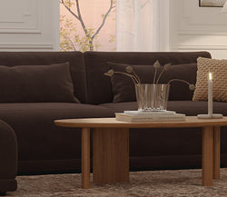 Carle Espresso ve Levy Berjer Köşe Koltuk Takımı - Kadife