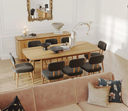 Klem Slim 283 x 257 Köşe ve Levy Berjer Köşe Koltuk Takımı - Kadife