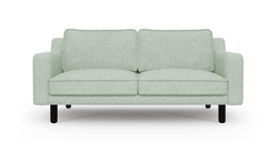 Klem Slim İkili Koltuk Silindir Ahşap Ayak - Keten