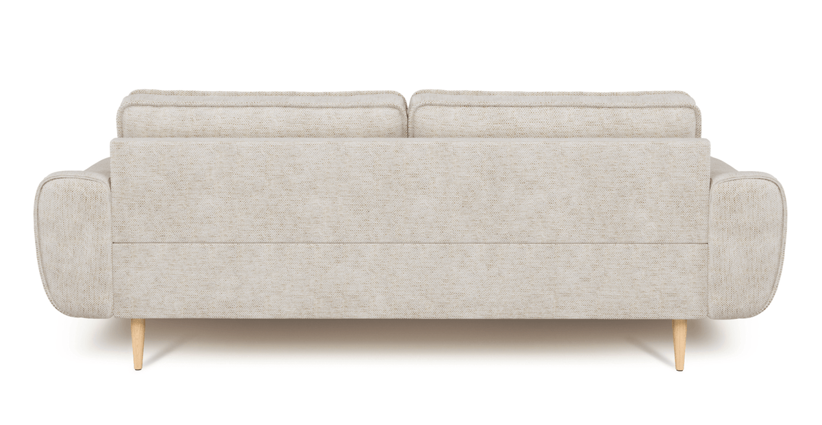 Klem Fildişi Sisli Yeşil 3-3-1 Koltuk Takımı - Doğal Doku & Fitilli Kadife