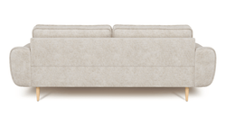 Klem Fildişi Sisli Yeşil 3-3-1 Koltuk Takımı - Doğal Doku & Fitilli Kadife