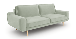 Klem Çağla Yeşili Kemik 3-3-1 Koltuk Takımı - Kadife & Fitilli Kadife